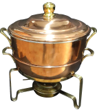  Rechaud Panela Banho Maria Cobre 6L