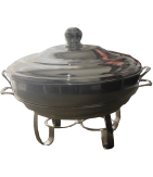  Rechaud Panela Liso Prata 12L