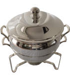  Rechaud Panela Liso Prata 6L
