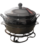  Rechaud Panela Liso Prata 8L