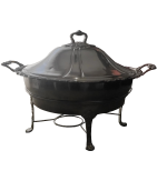  Rechaud Panela Trabalhado Prata 12L
