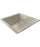  Saladeira Porcelana Quadrada Funda